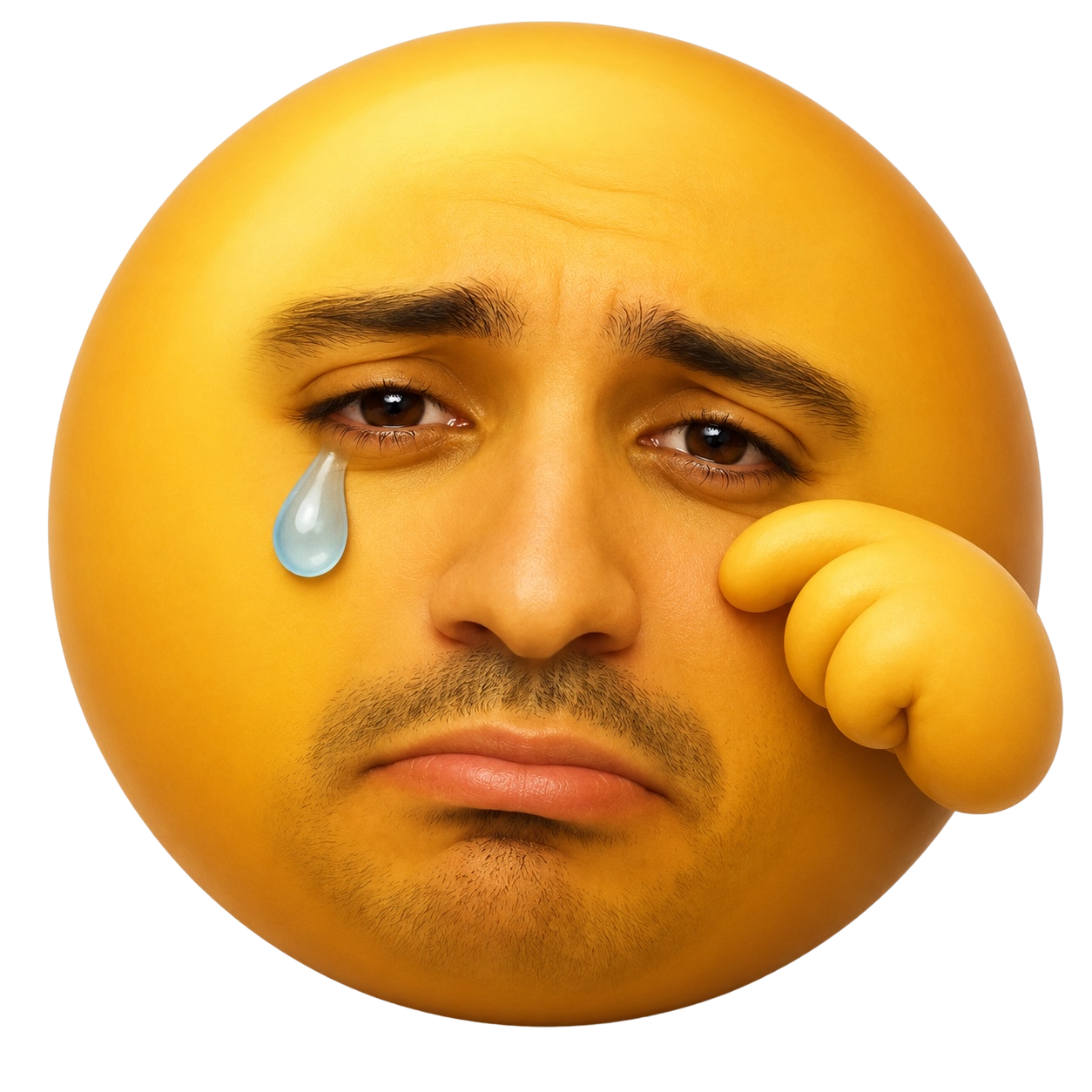 Sad emoji face