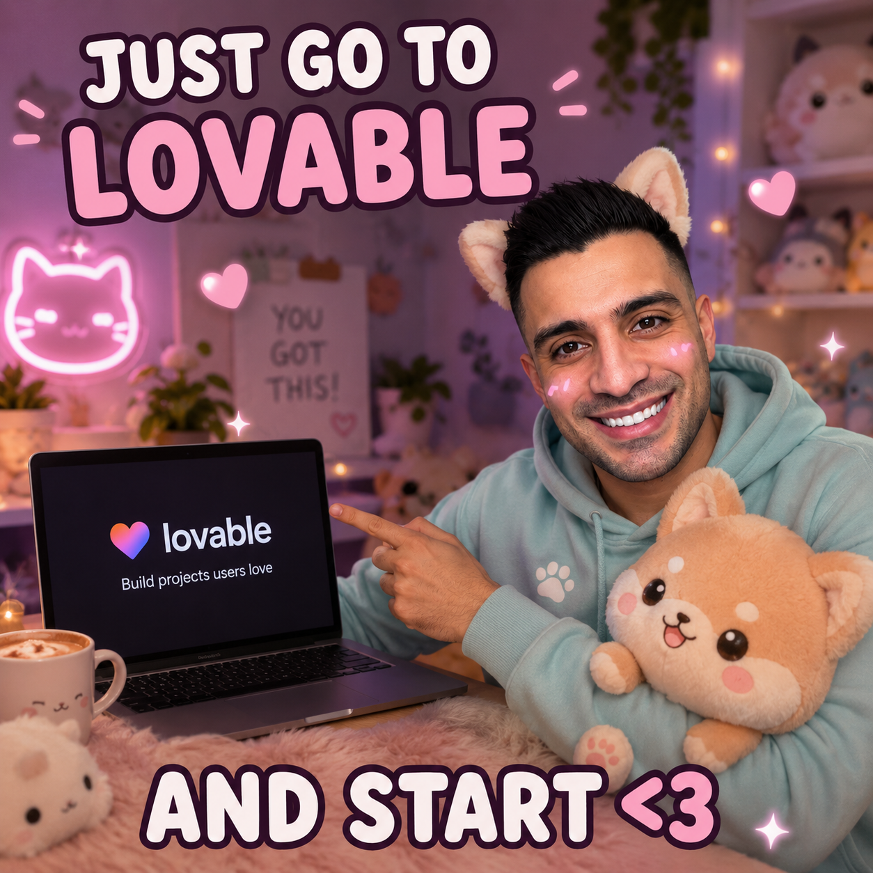 Just go to Lovable and start
